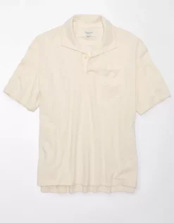 AE Weekend Polo Shirt Cream -American Eagle Fashion 1165 3663 106 f