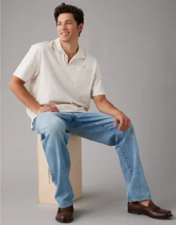 AE Weekend Polo Shirt Cream