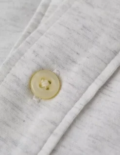 AE 24/7 Club Logo Polo Shirt Heather Gray -American Eagle Fashion 1165 4176 006 d1