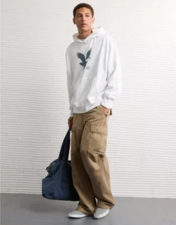 AE Lightweight Graphic Hoodie White