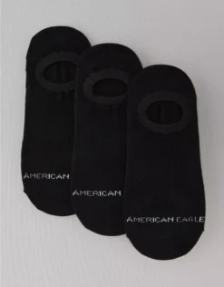 AE No-Show Socks 3-Pack Black