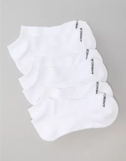 AEO Low Cut Socks 3-Pack White