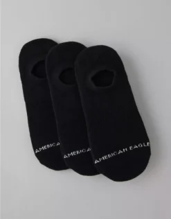 AE Invisible Socks 3-Pack Black