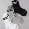 AE Terry Crew Socks Dark Heather Gray