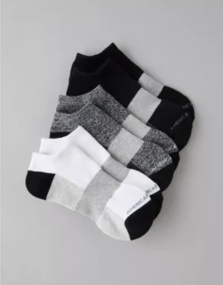 AE Low-Cut Socks 3-Pack Dark Heather Gray