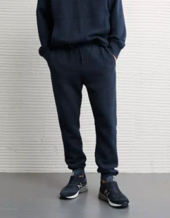 AE 24/7 Jogger Blue Heather -American Eagle Fashion 1229 5153 993 os