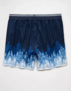 AEO Men's Ultra Soft Pocket Boxer Short Navy -American Eagle Fashion 1237 0076 410 b