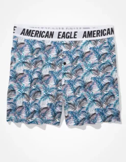 AEO Palm Trees Ultra Soft Pocket Boxer Short -American Eagle Fashion 1237 3063 001 f