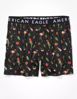 AEO Tropical Birds Ultra Soft Pocket Boxer Short -American Eagle Fashion 1237 3281 001 f