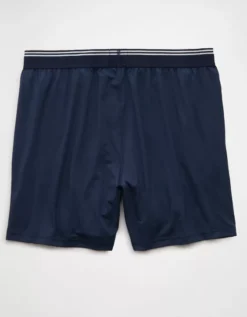 AEO Men's Spritz Ultra Soft Pocket Boxer Short Midnight -American Eagle Fashion 1237 3816 766 b