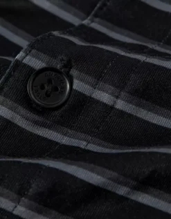 AEO Men's Striped Ultra Soft Pocket Boxer Short Black -American Eagle Fashion 1237 4913 001 d1