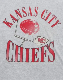 NFL Ex-Boyfriend Kansas City Chiefs Graphic T-Shirt Light Heather Gray -American Eagle Fashion 1301 1256 092 d1