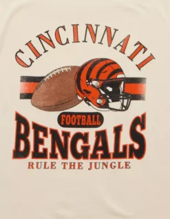 NFL Ex-Boyfriend Cincinnati Bengals Graphic T-Shirt Empire Cream -American Eagle Fashion 1301 1260 141 d1