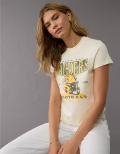 NFL Green Bay Packers Graphic T-Shirt Cream