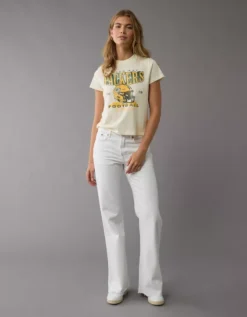 NFL Green Bay Packers Graphic T-Shirt Cream -American Eagle Fashion 1301 9937 106 os