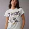 NFL Baltimore Ravens Graphic T-Shirt Heather Gray