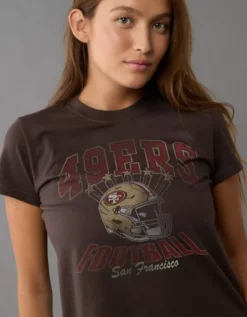 NFL San Francisco 49ers Graphic T-Shirt Black -American Eagle Fashion 1301 9945 001 os