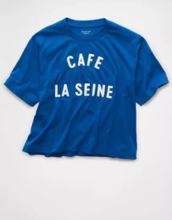 AE Boxy Destination Graphic T-Shirt Steel Blue -American Eagle Fashion 1305 1191 425 f