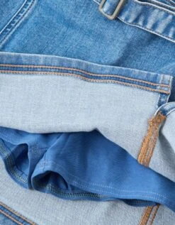 AE Next Level Low-Rise Belted Denim Micro Skort Light Wash -American Eagle Fashion 1313 5197 915 d1