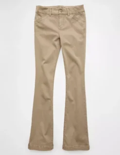 AE Stretch Low-Rise Kick Bootcut Khaki Pant Khaki 9 AE Stretch Low-Rise Kick Bootcut Khaki Pant Khaki -American Eagle Fashion 1323 5647 212 f