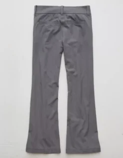 AE Stretch Low-Rise Flare Trouser Gray Marl -American Eagle Fashion 1325 5189 033 b