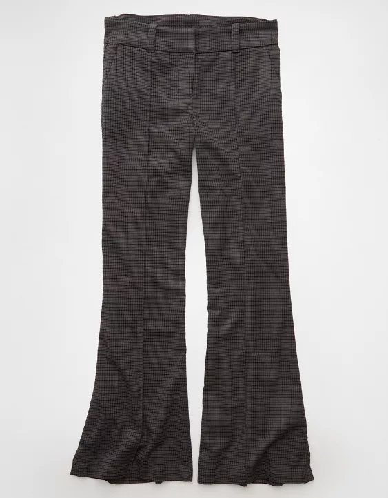 AE Stretch Mid-Rise Flare Trouser Gray Marl 3 AE Stretch Mid-Rise Flare Trouser Gray Marl - Image 3