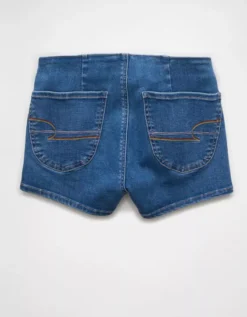 AE Pride Next Level Denim Micro Short Twilight Blue -American Eagle Fashion 1331 8423 925 b