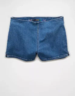 AE Pride Next Level Denim Micro Short Twilight Blue -American Eagle Fashion 1331 8423 925 f