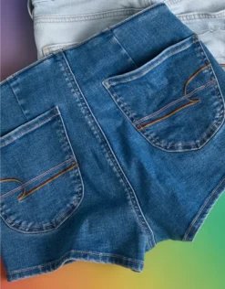 AE Pride Next Level Denim Micro Short Twilight Blue