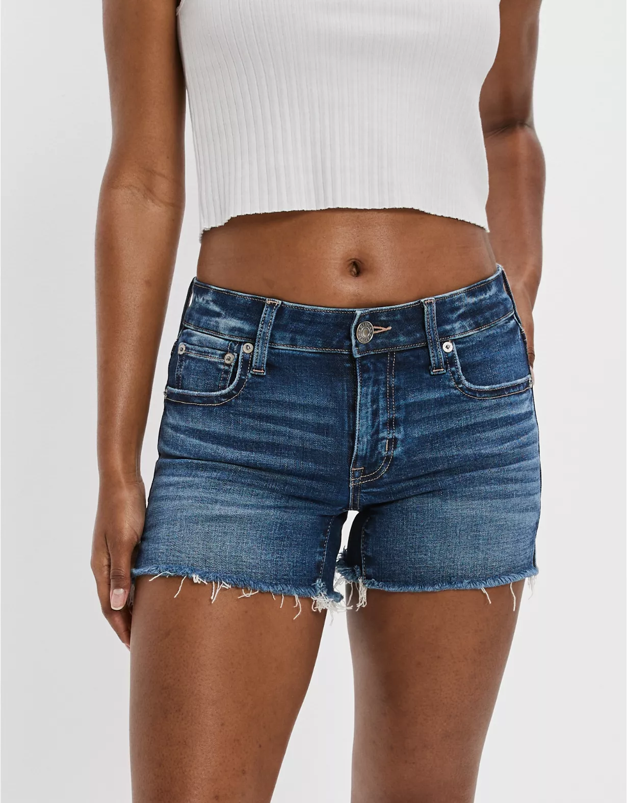 AE Stretch Denim Midi Short 1 AE Stretch Denim Midi Short