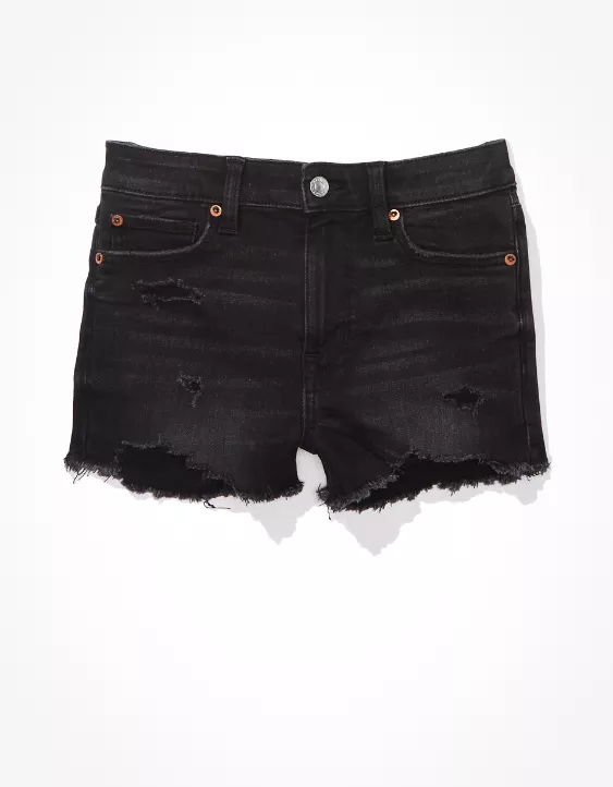 AE Ne(x)t Level High-Waisted Denim Short Short 3 AE Ne(x)t Level High-Waisted Denim Short Short - Image 3