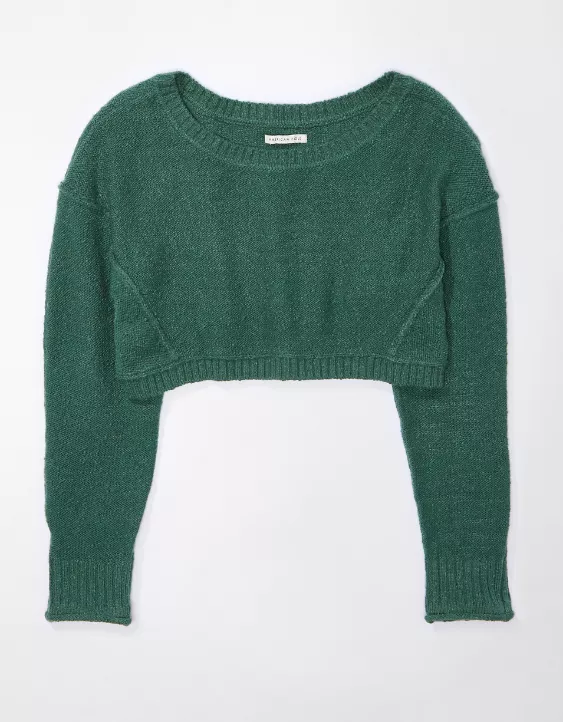 AE Slouchy Cropped Sweater 3 AE Slouchy Cropped Sweater - Image 3