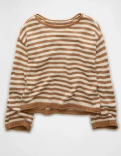 AE Boatneck Sweater Light Brown -American Eagle Fashion 1341 1532 026 f