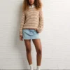 AE Boatneck Sweater Light Brown