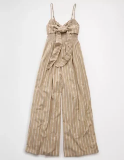 AE Catie Corset Jumpsuit Tan -American Eagle Fashion 1396 8593 207 b