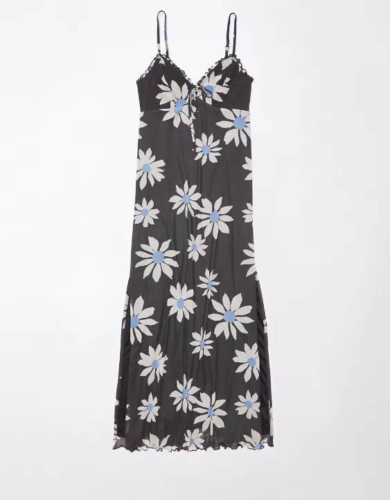 AE Mesh Slip Midi Dress 3 AE Mesh Slip Midi Dress - Image 3