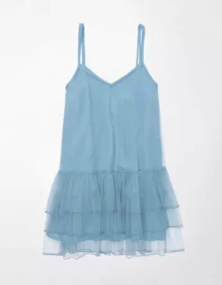 AE Tiered Tulle Mini Dress 5 AE Tiered Tulle Mini Dress -American Eagle Fashion 1399 7396 400 f
