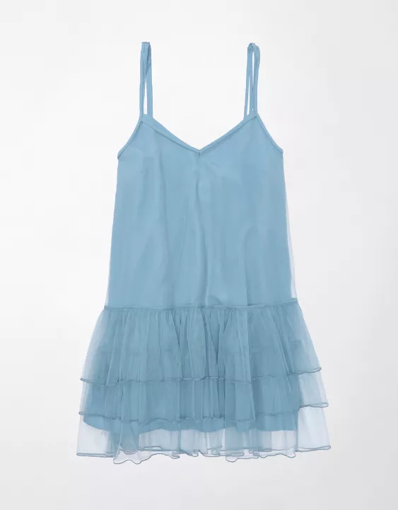 AE Tiered Tulle Mini Dress 3 AE Tiered Tulle Mini Dress - Image 3
