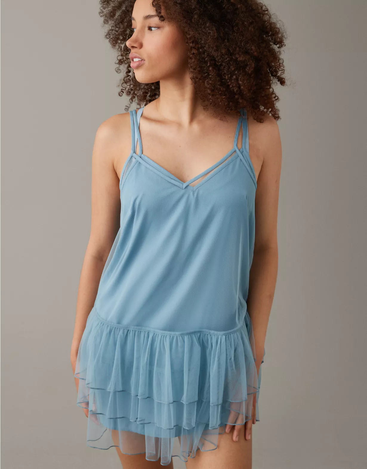 AE Tiered Tulle Mini Dress 1 AE Tiered Tulle Mini Dress
