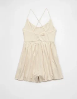 AE Strappy Knit Romper Cream -American Eagle Fashion 1399 7838 106 b