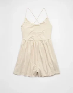 AE Strappy Knit Romper Cream -American Eagle Fashion 1399 7838 106 f