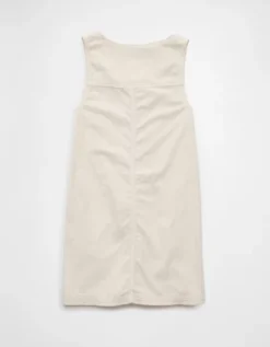 AE Corduroy Pinafore Mini Dress Cream -American Eagle Fashion 1399 8065 106 b