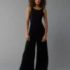 AE Soft & Sexy High Neck Jumpsuit Black