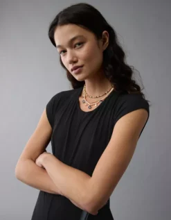 AE Tie Back Jumpsuit Black -American Eagle Fashion 1399 8404 001 d2