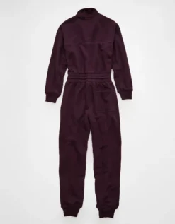 AE Fleece Jumpsuit Jet Indigo -American Eagle Fashion 1399 8756 502 b