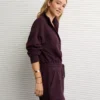 AE Fleece Jumpsuit Jet Indigo