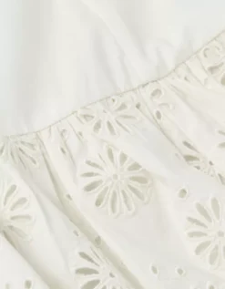 AE X The Summer I Turned Pretty Bubble Mini Dress White -American Eagle Fashion 1399 8762 100 d1