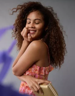 AE Asymmetrical Ruffle Maxi Slip Dress Pink -American Eagle Fashion 1399 8782 615 l2