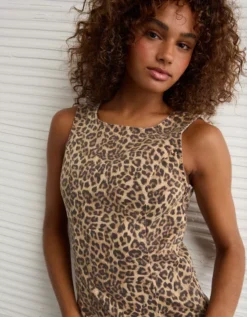 AE Next Level Denim Leopard Mini Dress Multi -American Eagle Fashion 1399 8786 900 d2