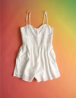 AE Pride Corset Striped Romper Multi